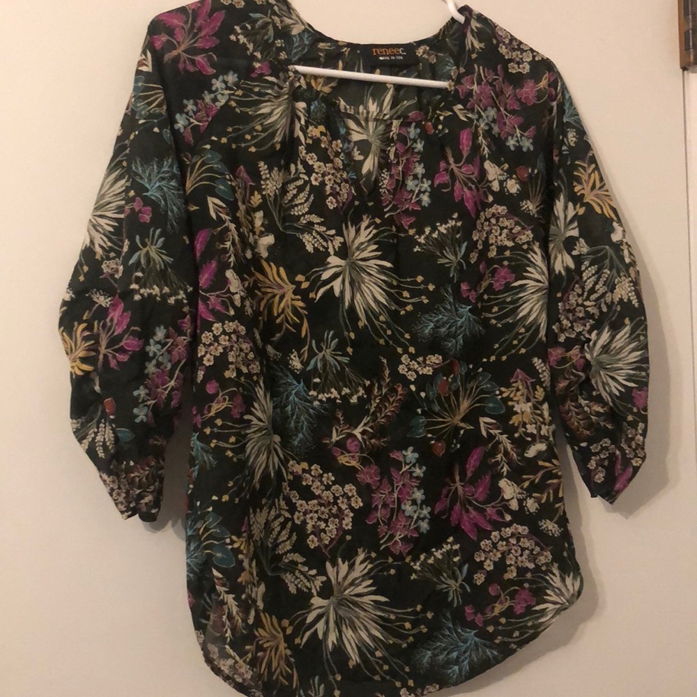 Sheer blouse
